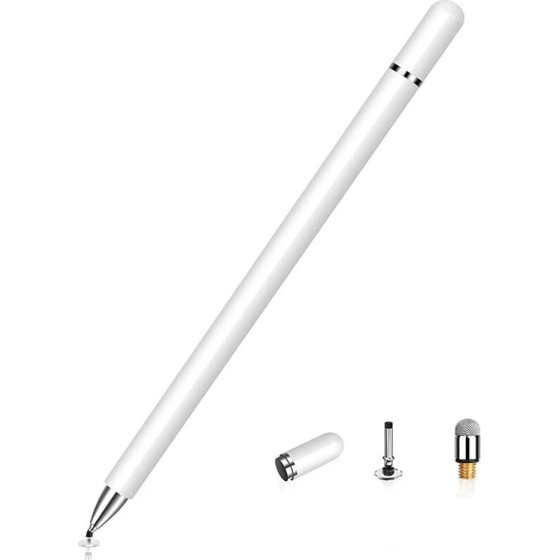 Yesido - Stylus Pen - Passive, Capacitive, For Phone, Tablet, Android And Ios Compatible - White - (ST02)