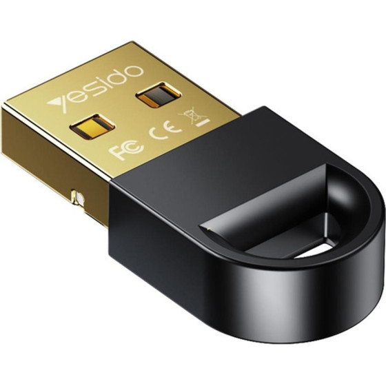 Yesido - Usb Transmitter (YAU34) - Usb To Bluetooth, For Computer, Laptop - Black