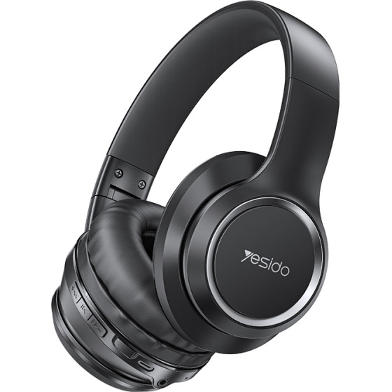 Yesido - Wireless Headphones - Foldable With Noise Canceling, Super Bass - Black - (EP03)