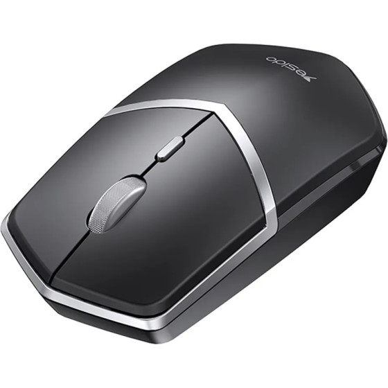 Yesido - Wireless Mouse - 2.4G Connection, 1600DPI, Low Noise - Black - (KB16)