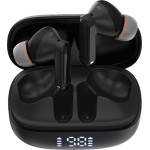 Acefast - Wireless Earbuds - Type-C, TWS, Bluetooth 5.4, Call Noise Reduction, IPX4, Led Digital Display - Black - (W1)