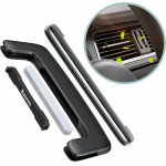 Baseus - Car Air Freshener Paddle Ultrathin - For Air Ventilation Grille - Silver - (SUXUN-BP0S)