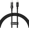Baseus - Data Cable Gem - Type-C To Type-C, Super Fast Charging 100W, 2m - Cluster Black - (P10373000111-01)