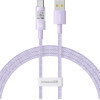 Baseus - Data Cable Gem - Usb To Type-C, Super Fast Charging 100W, 1m - Nebula Purple - (P10373002511-00)