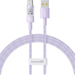 Baseus - Data Cable Gem - Usb To Type-C, Super Fast Charging 100W, 1m - Nebula Purple - (P10373002511-00)