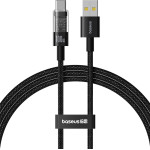 Baseus - Data Cable Gem - Usb To Type-C, Super Fast Charging 100W, 2m - Cluster Black - (P10373002111-01)