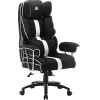 White Shark Extra Soft Gaming Chair BLACK-White Le Mans - (LEMANS-BW)