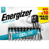 Energizer Max Plus Alkaline Battery Aaa E92LR03 (10 ���)