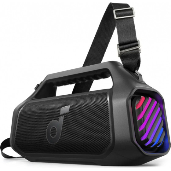 Anker Bluetooth Speaker Soundcore Boom 2 Plus, 140W, RGB, Waterproof, Black - (A3134011)