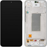 Samsung Lcd Display Module For Galaxy A36 A366, White - (GH82-36841B)