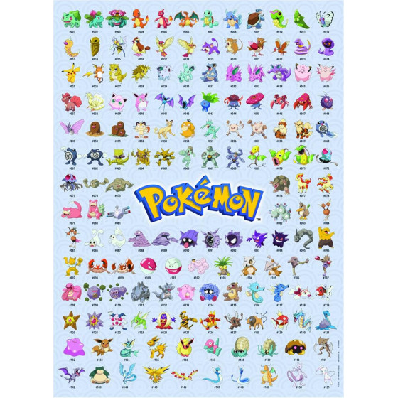 Ravensburger Puzzle: Pokemon (500 pcs) (12000511)