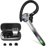 Techsuit - Bluetooth Headset Nexound (G7) - HandsFree, ENC, LED, Bluetooth 5.1, Qualcomm, 500mAh, 72hRs Talking Time - Black - (G7;HEADSET)