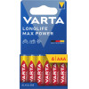 Varta 4703101746 Longlife Max Power 6 AAA