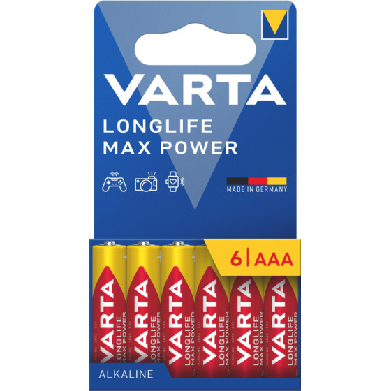 Varta 4703101746 Longlife Max Power 6 AAA