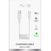 Puro 10W USB-A - USB-C Spiral Cable 1m - White - (PUCAC10WSPWHI)