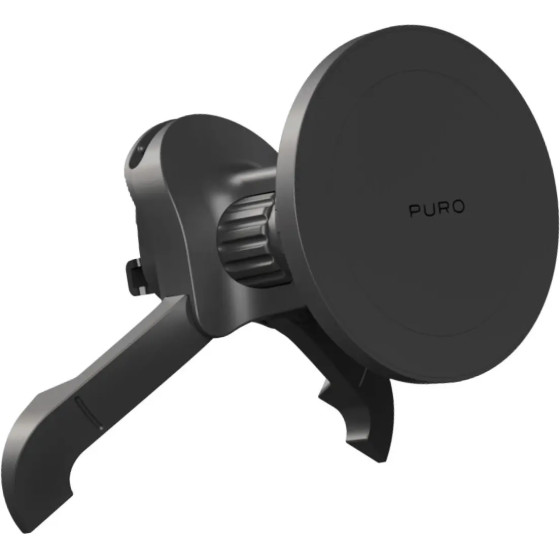 Puro Adjustable Car Holder, Magsafe Compatible - Black - (PUSH12MAGBLK)