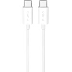 Puro Tpe 25W USB-C - USB-C 3m Cable - White - (PUCCC25W3MTWHI)
