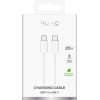 Puro Tpe 25W USB-C - USB-C 3m Cable - White - (PUCCC25W3MTWHI)