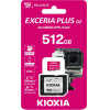 Kioxia 4K Micro Sd GEN2 512GB Exceria Plus Uhs I U3 With Adapter - (LMPL2M512GG2)
