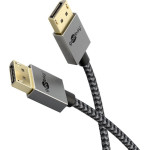 Goobay Slim DisplayPort(TM) Cable 2.0/2.1, 40 Gbit/s 1 m - (77444)