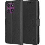 Techsuit - Leather Folio - Motorola Edge 60 Pro - Black