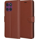 Techsuit - Leather Folio - Motorola Edge 60 Pro - Brown
