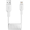 Puro 12W USB-A - Lightning Spiral Cable 1m - White - (PUCAPLT12WSPWHI)
