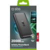 SBS Powerbank 20000 Mah LIFEP04 Battery 10W Black - (TTBB20000PO4K)