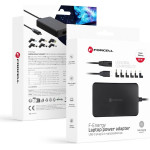 FORCELL F-Energy E856 Uniwersal Laptop Charger 90W (6 adaptors) - czarny