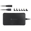 FORCELL F-Energy E856 Uniwersal Laptop Charger 90W (6 adaptors) - czarny