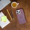 Glossy Mag Cover Compatible With Magsafe For Iphone 17 Purple OEM