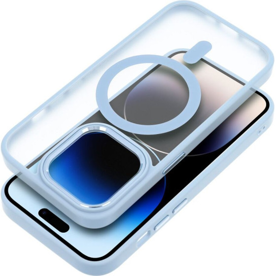 Matte Mag Cover Case Compatible With Magsafe For Iphone 17 Air Blue OEM