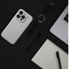 Silicone Mag Cover (Big hole) Case Compatible With Magsafe For Iphone 17 Pro Titanium OEM