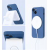 Silicone Mag Cover Case Compatible With Magsafe For Iphone 17 Air Blue OEM