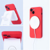 Silicone Mag Cover Case Compatible With Magsafe For Iphone 17 Pro Red OEM