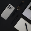 Silicone Mag Cover Case Compatible With Magsafe For Iphone 17 Pro Titanium OEM