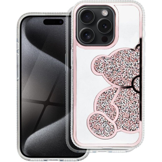 Teddy Bear Case For Iphone 17 Pink OEM