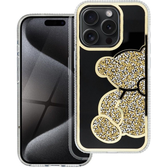Teddy Bear Case For Iphone 17 Pro Gold OEM