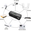 Powertech Mini Dc Ups 18W, 8800mAh, 3x DC, USB/USB-C/LAN/POE, ����� - (PT-1436)