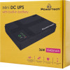 Powertech Mini Dc Ups 36W, 10400mAh, 3x DC, USB/LAN/POE, ����� - (PT-1435)
