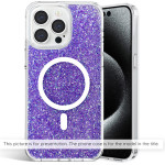 Techsuit - Sparkly Glitter - Samsung Galaxy S25 Plus - Purple
