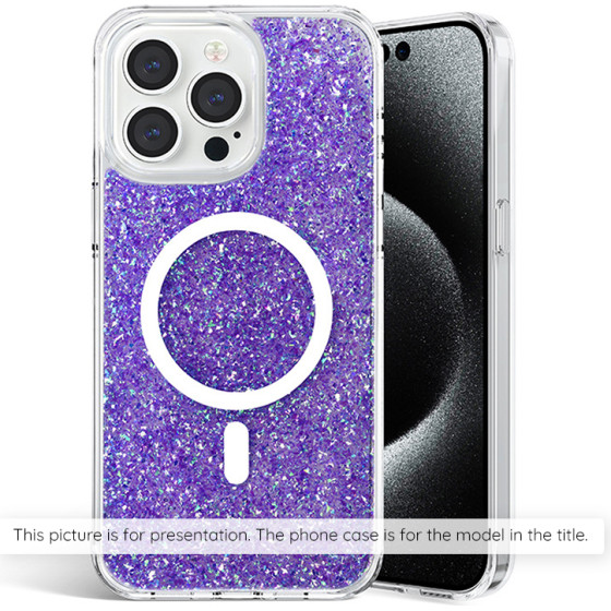 Techsuit - Sparkly Glitter - Samsung Galaxy S25 Plus - Purple