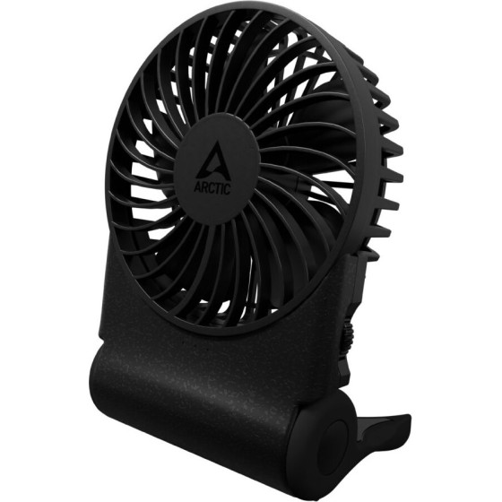 Arctic Summair2Go - Black Portable Battery-Powered Handheld Fan w. Battery - (AEBRZ00027A)
