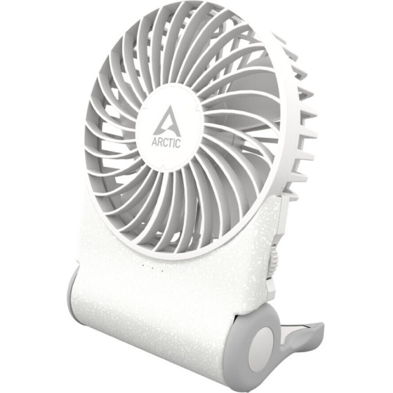 Arctic Summair2Go - White Portable Battery-Powered Handheld Fan w. Battery - (AEBRZ00029A)