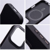Carbon Elite Mag Cover Compatible With Magsafe For Iphone 16e (Se 4 2025) black