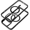 Color Edge Mag Cover Case Compatible With Magsafe For Iphone 17 Pro Max black