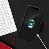 Color Edge Mag Cover Case Compatible With Magsafe For Iphone 17 Pro Max Black red