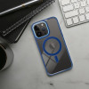 Color Edge Mag Cover Case Compatible With Magsafe For Iphone 17 Pro Max Navy blue