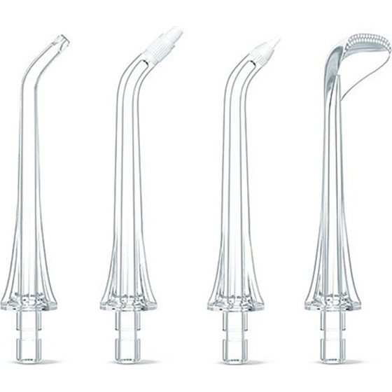 Bitvae - Waterflosser Replacements - Multifunctional, for Waterflosser C2/F30/205, x4 - White