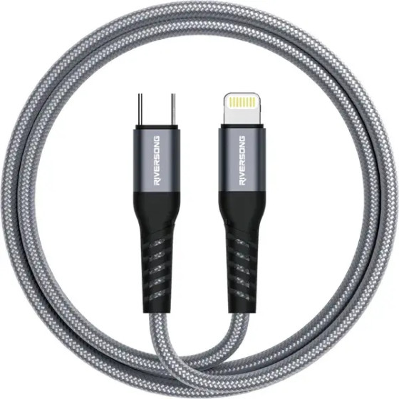 Riversong Cable Type-C To Lightning 27W Hercules C6 1.2m Gray - (CL50)